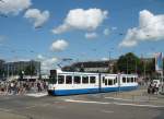 GVB TW 822 Prins Hendrikkade, Amsterdam 22-07-2015.