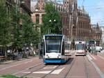 GVBA Strassenbahn 2035 Nieuwezijds Voorburgwal, Amsterdam 17-07-2023.