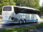 Setra 516 HD von Gumdrop Bus aus Tschechien in Stralsund.