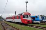 Regen, Wolken, Wind und u.A. M286 0001 waren anwesend ins Bw von Ceska Trebova während ein Offenes Wochenend am Sonntag 24 September 2017.