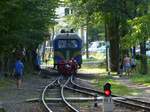 Diesellokomotive TU2 087 der Kindereisenbahn.