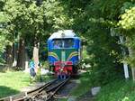 Diesellokomotive TU2 087 der Kindereisenbahn.