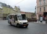 BAZ 2215 Bus Halytskaplatz, Lviv 11-06-2011.