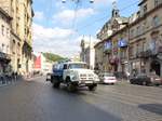 ZIL 131 Tankwagen Horodotska Strasse, Lviv, Ukraine 04-09-2016.