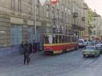 LKP LET Strassenbahn 1109 Tatra KT4SU Baujahr 1987.