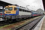 An verregneten 17 September 2017 steht 432 144 in Budapest-Nyugati.