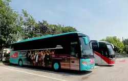 SETRA 415 GT-HD von KASTLER Busreisen / �sterreich am 19.6.2013 in Krems an der Donau.