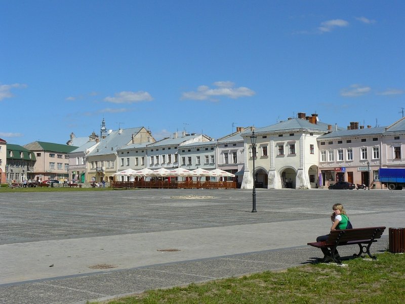 Zentrum von Zhovkva 26-05-2009.
